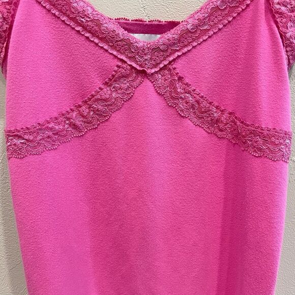 Lilly Pulitzer Vintage Y2K Cami Tank Top Fuchsia Pink - Size: Small - Picture 4 of 7